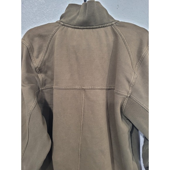 Anthropologie Daily Practice Oversized Quarter Zip Sweatshirt Dress Green M #1 - Picture 5 of 7